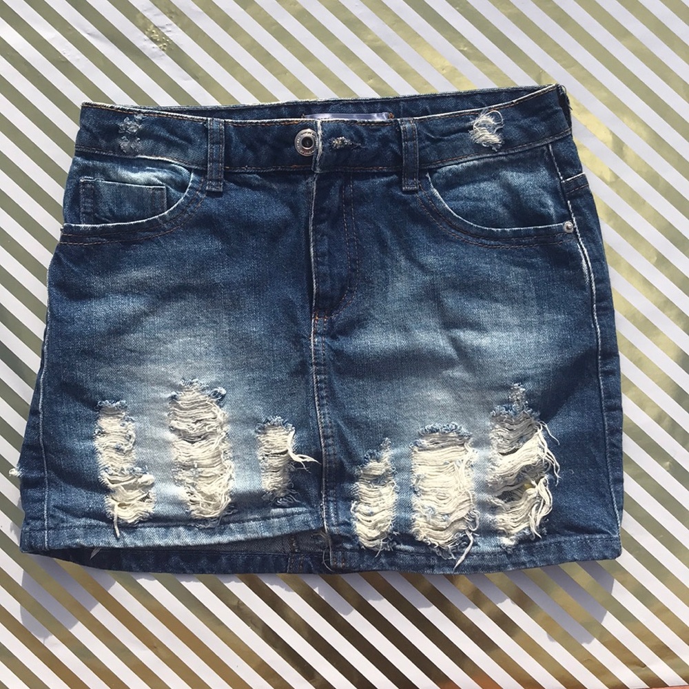 Denim skirt